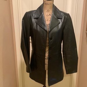 Worthington black leather jacket